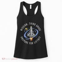 Mission Third Grade Space Rocket Back To School Vi Women's Tank Top thumb 0