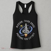 Mission Third Grade Space Rocket Back To School Vi Women's Tank Top thumb 3