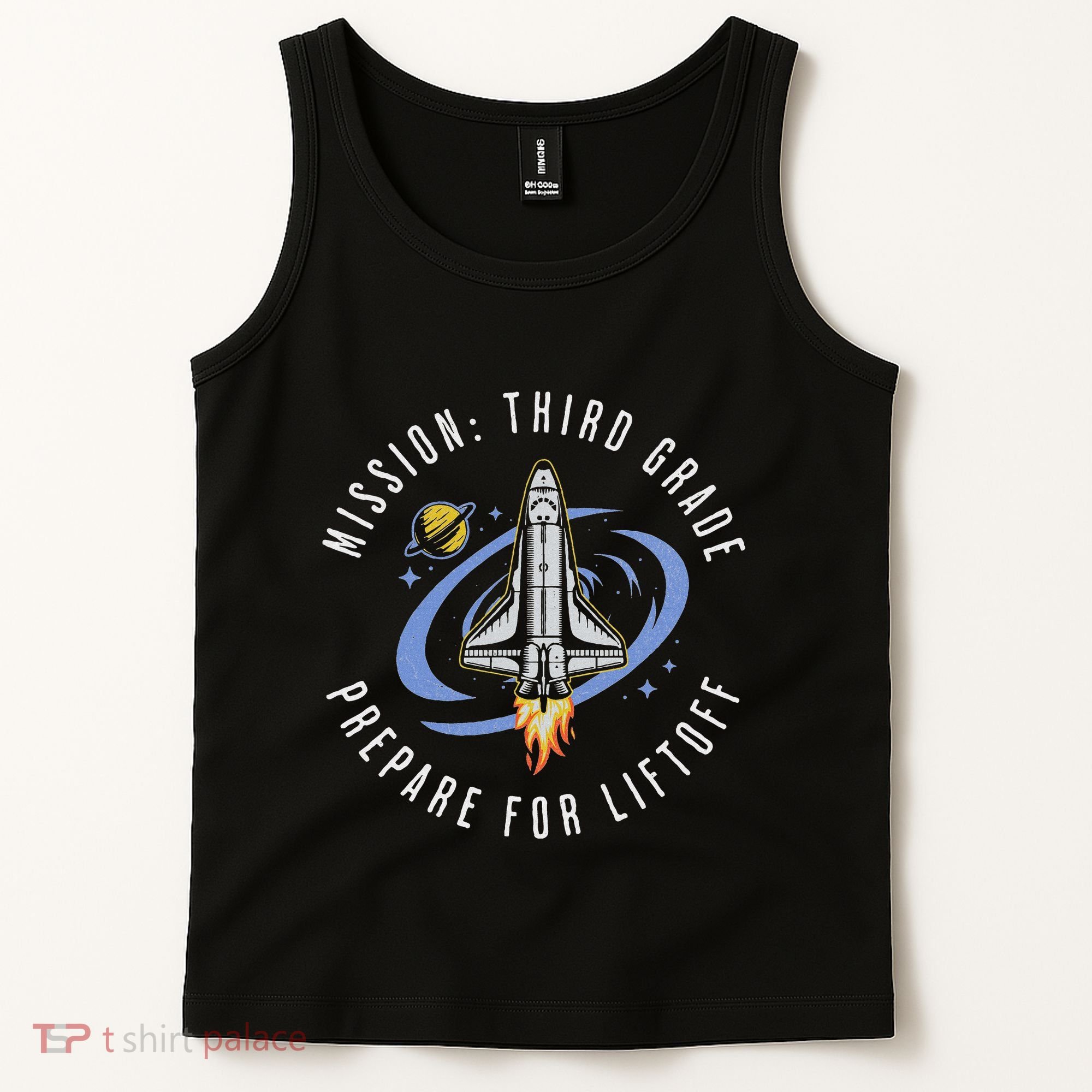 Mission Third Grade Space Rocket Back To School Vi Tank Top
