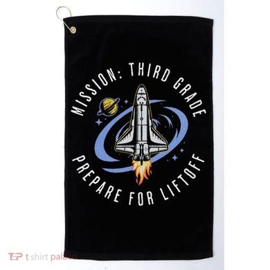 Mission Third Grade Space Rocket Back To School Vi Golf Towel