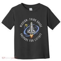 Mission Third Grade Space Rocket Back To School Vi Toddler T-Shirt thumb 0
