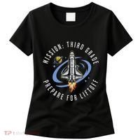Mission Third Grade Space Rocket Back To School Vi Women's T-Shirt thumb 0