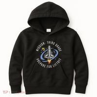 Mission Third Grade Space Rocket Back To School Vi Kids Hoodie thumb 0