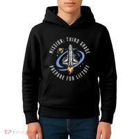 Mission Third Grade Space Rocket Back To School Vi Kids Hoodie thumb 4