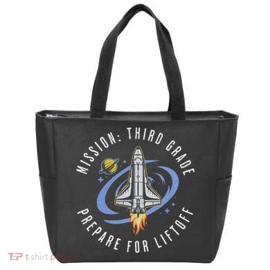 Mission Third Grade Space Rocket Back To School Vi Tote Bag