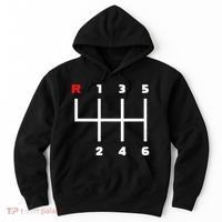 Manual Transmission Gear Shifter Pattern Hoodie thumb 0