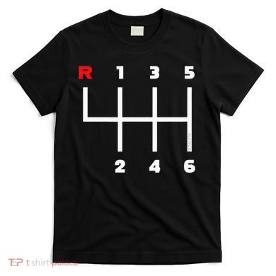 Manual Transmission Gear Shifter Pattern T-Shirt