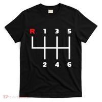 Manual Transmission Gear Shifter Pattern T-Shirt thumb 0