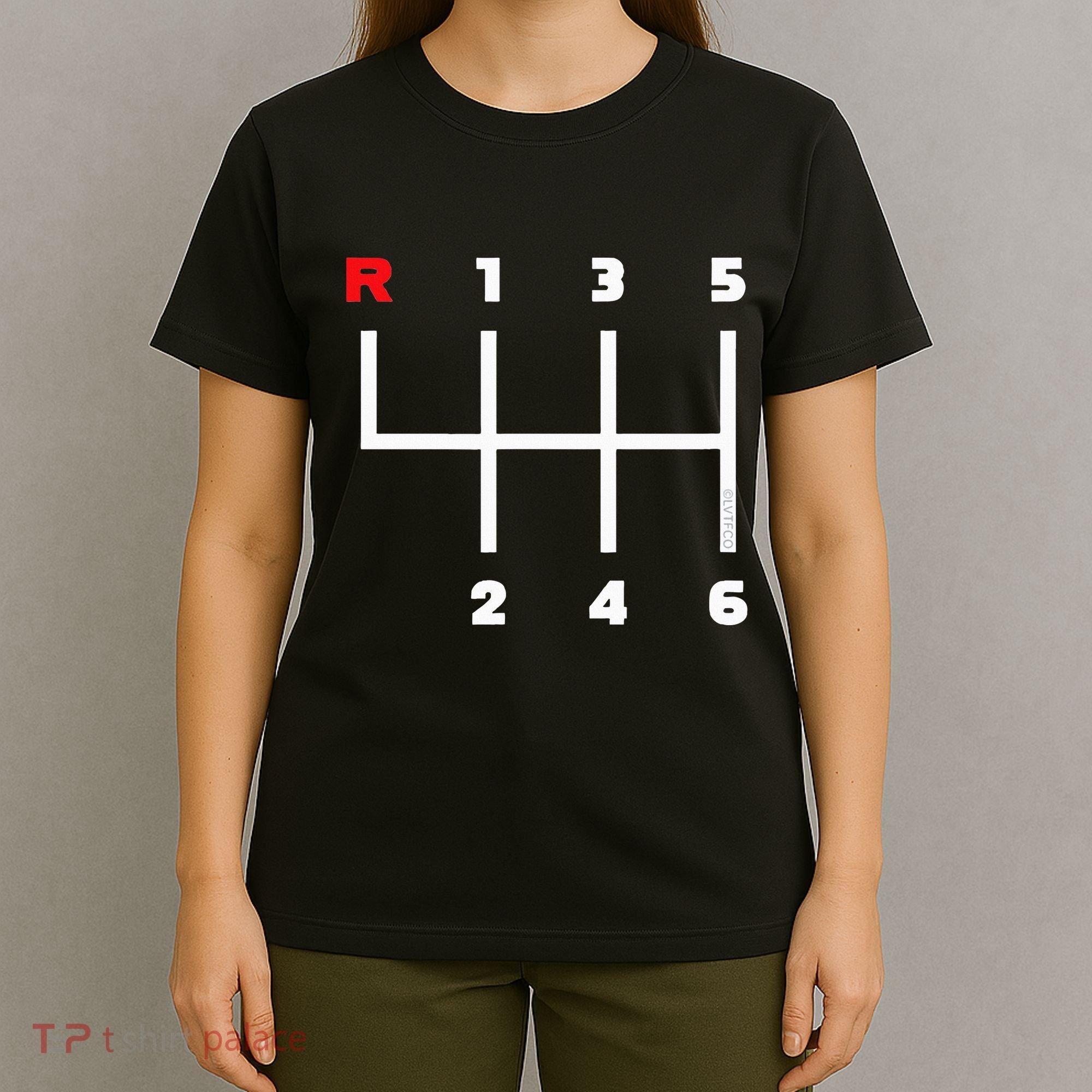 Manual Transmission Gear Shifter Pattern T-Shirt