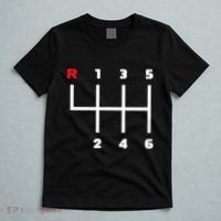 Manual Transmission Gear Shifter Pattern T-Shirt thumb 5