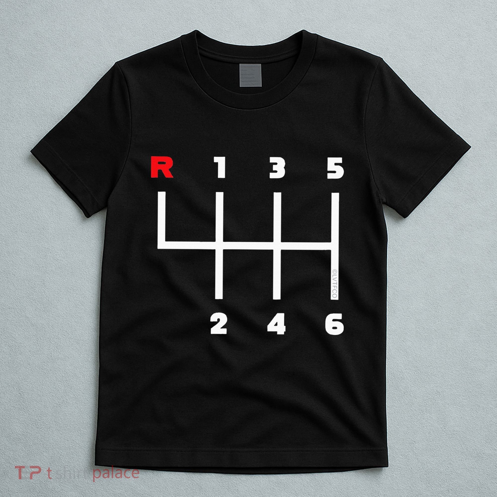 Manual Transmission Gear Shifter Pattern T-Shirt