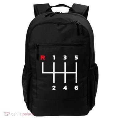 Manual Transmission Gear Shifter Pattern Backpack