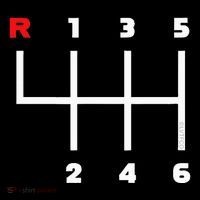 Manual Transmission Gear Shifter Pattern Button thumb 1