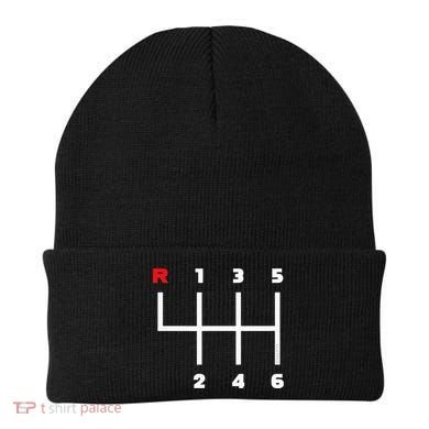 Manual Transmission Gear Shifter Pattern Beanie