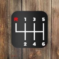 Manual Transmission Gear Shifter Pattern Coaster thumb 0