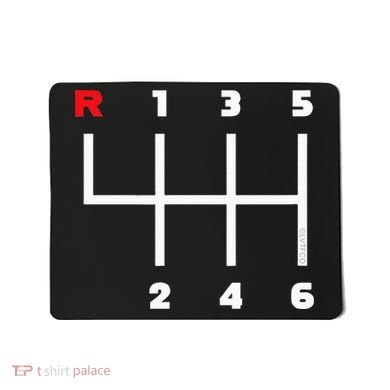 Manual Transmission Gear Shifter Pattern Mousepad