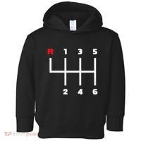 Manual Transmission Gear Shifter Pattern Toddler Hoodie thumb 0