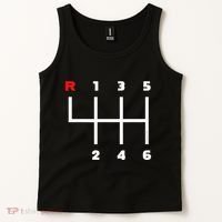 Manual Transmission Gear Shifter Pattern Tank Top thumb 2