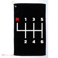 Manual Transmission Gear Shifter Pattern Golf Towel thumb 0