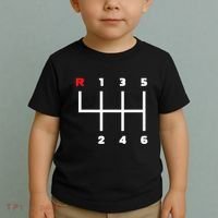 Manual Transmission Gear Shifter Pattern Toddler T-Shirt thumb 2