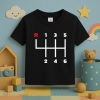 Manual Transmission Gear Shifter Pattern Toddler T-Shirt thumb 3