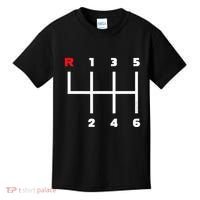 Manual Transmission Gear Shifter Pattern Kids T-Shirt thumb 0