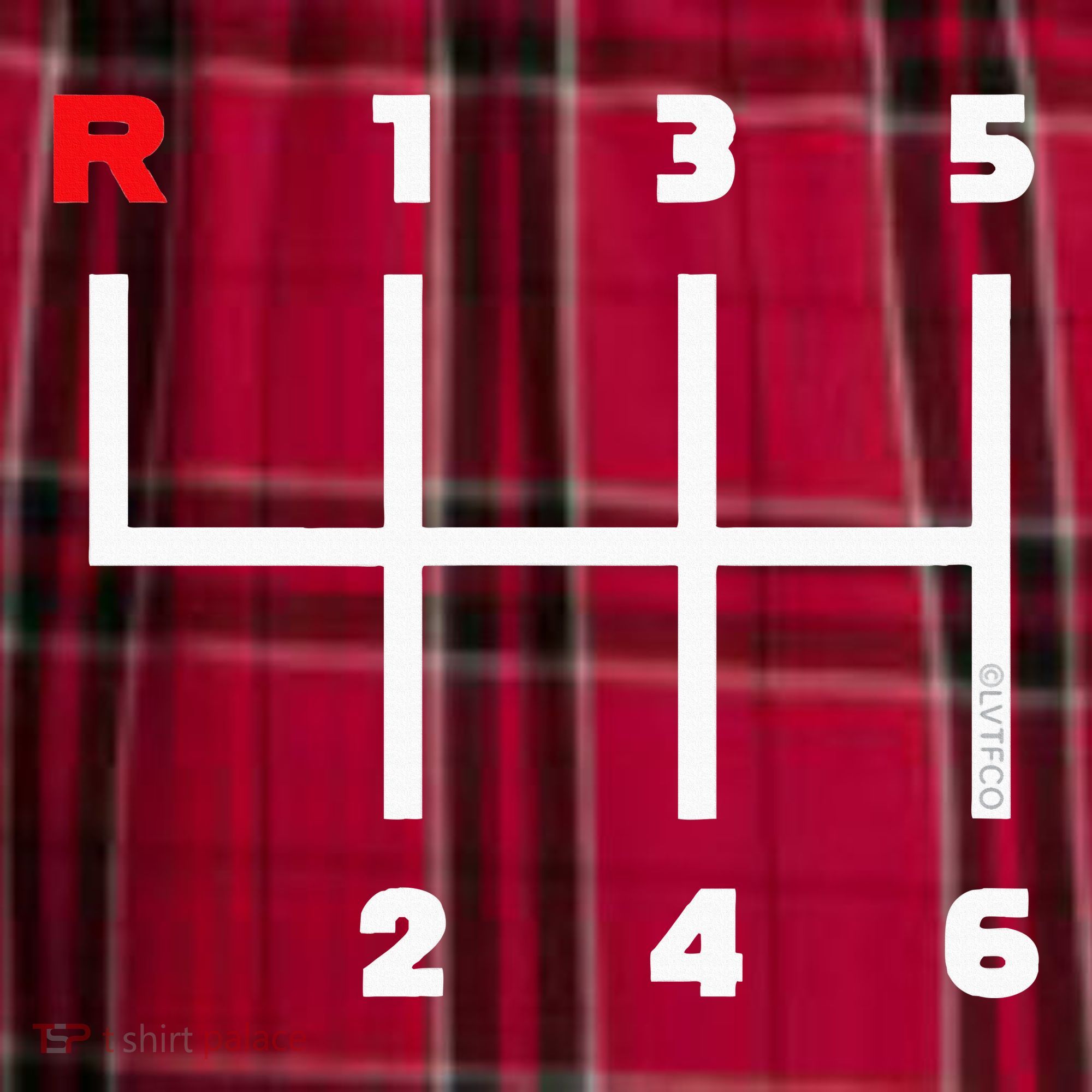 Manual Transmission Gear Shifter Pattern Men's Flannel Plaid Pajama Pants