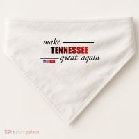 Make Tennessee Great Again USA-Made Doggie Bandana thumb 0