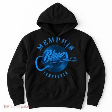 Memphis Tennessee Guitar Vintage Hoodie