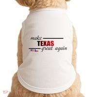 Make Texas Great Again Doggie Tank thumb 0
