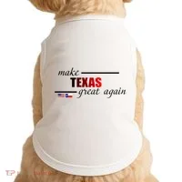 Make Texas Great Again Doggie Tank thumb 0