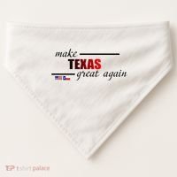 Make Texas Great Again USA-Made Doggie Bandana thumb 0