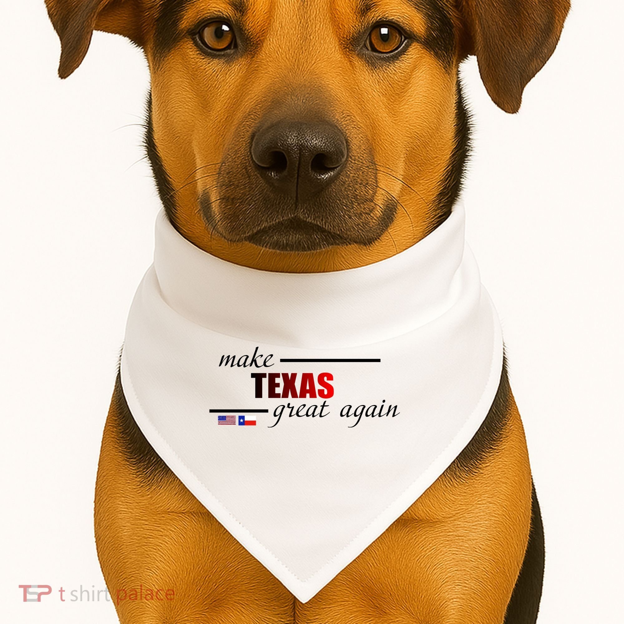Make Texas Great Again USA-Made Doggie Bandana
