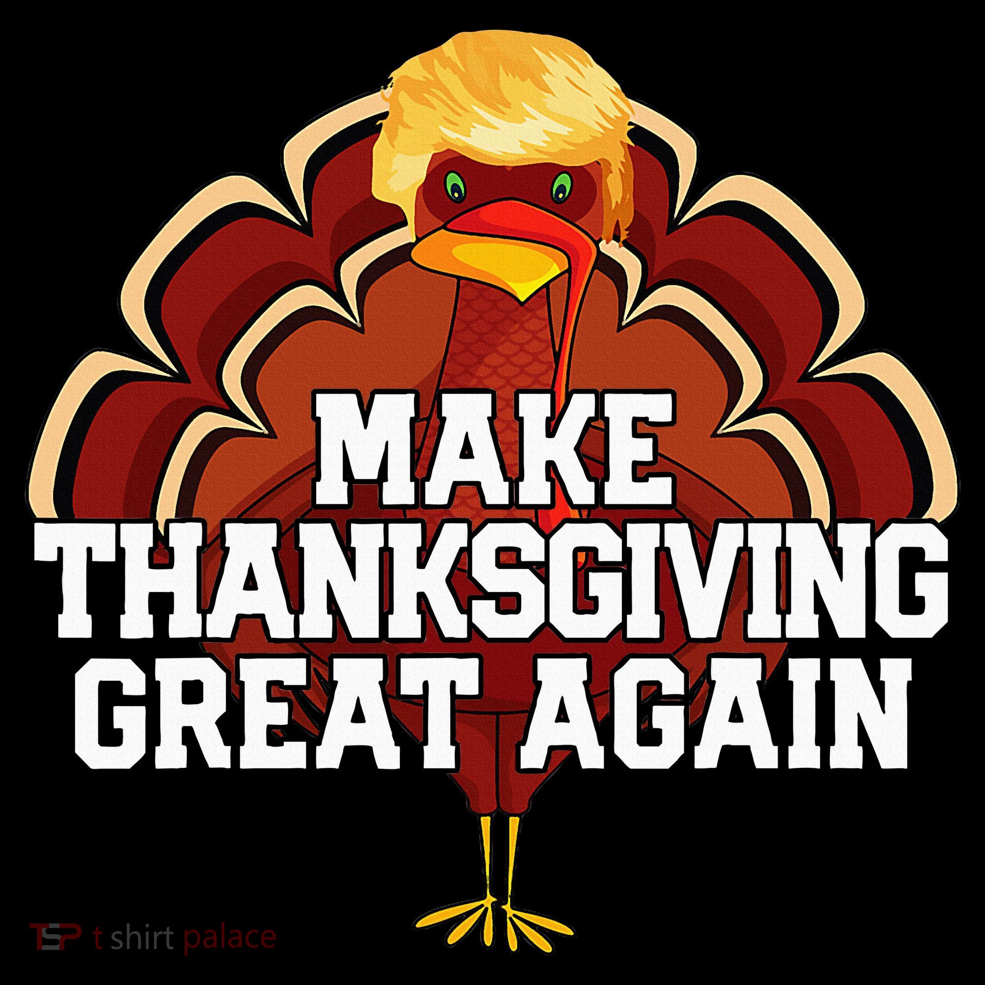Make Thanksgiving Great Again Trump Turkey Women's Hoodie