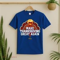 Make Thanksgiving Great Again Trump Turkey T-Shirt thumb 2