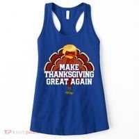 Make Thanksgiving Great Again Trump Turkey Women's Tank Top thumb 0