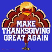 Make Thanksgiving Great Again Trump Turkey Baby Bodysuit thumb 2