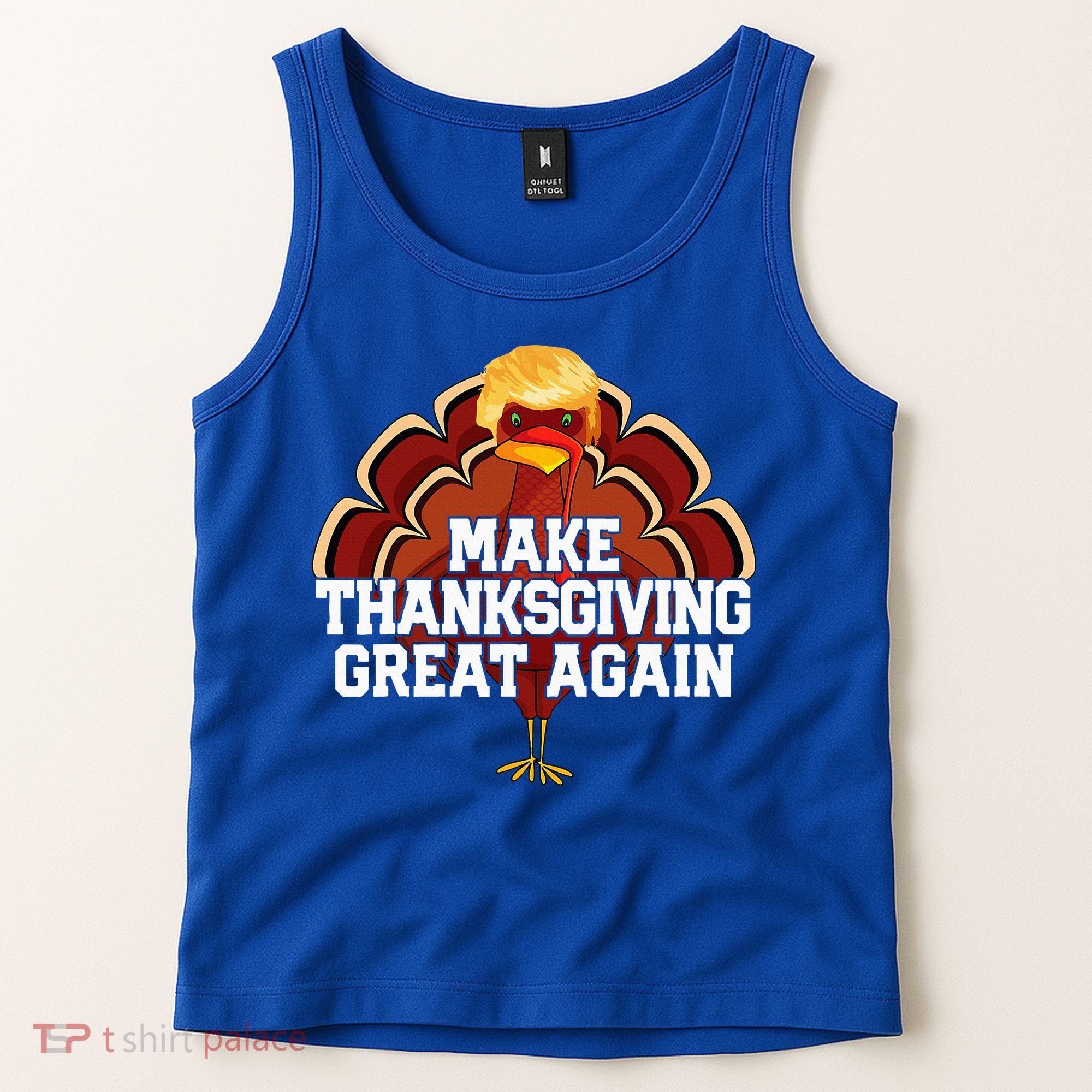 Make Thanksgiving Great Again Trump Turkey Tank Top