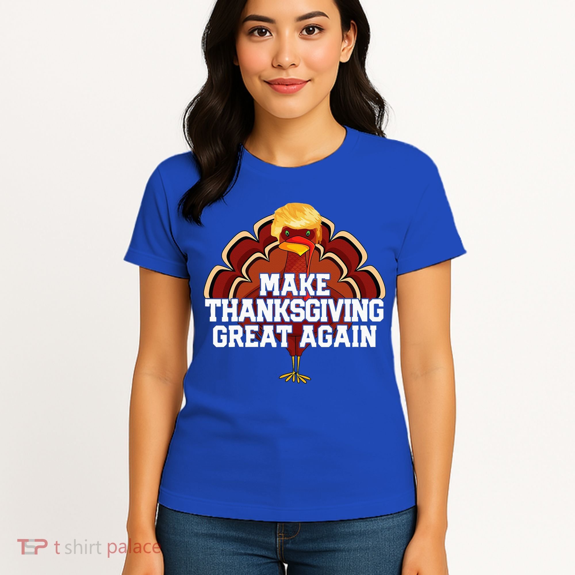 Make Thanksgiving Great Again Trump Turkey Women's T-Shirt