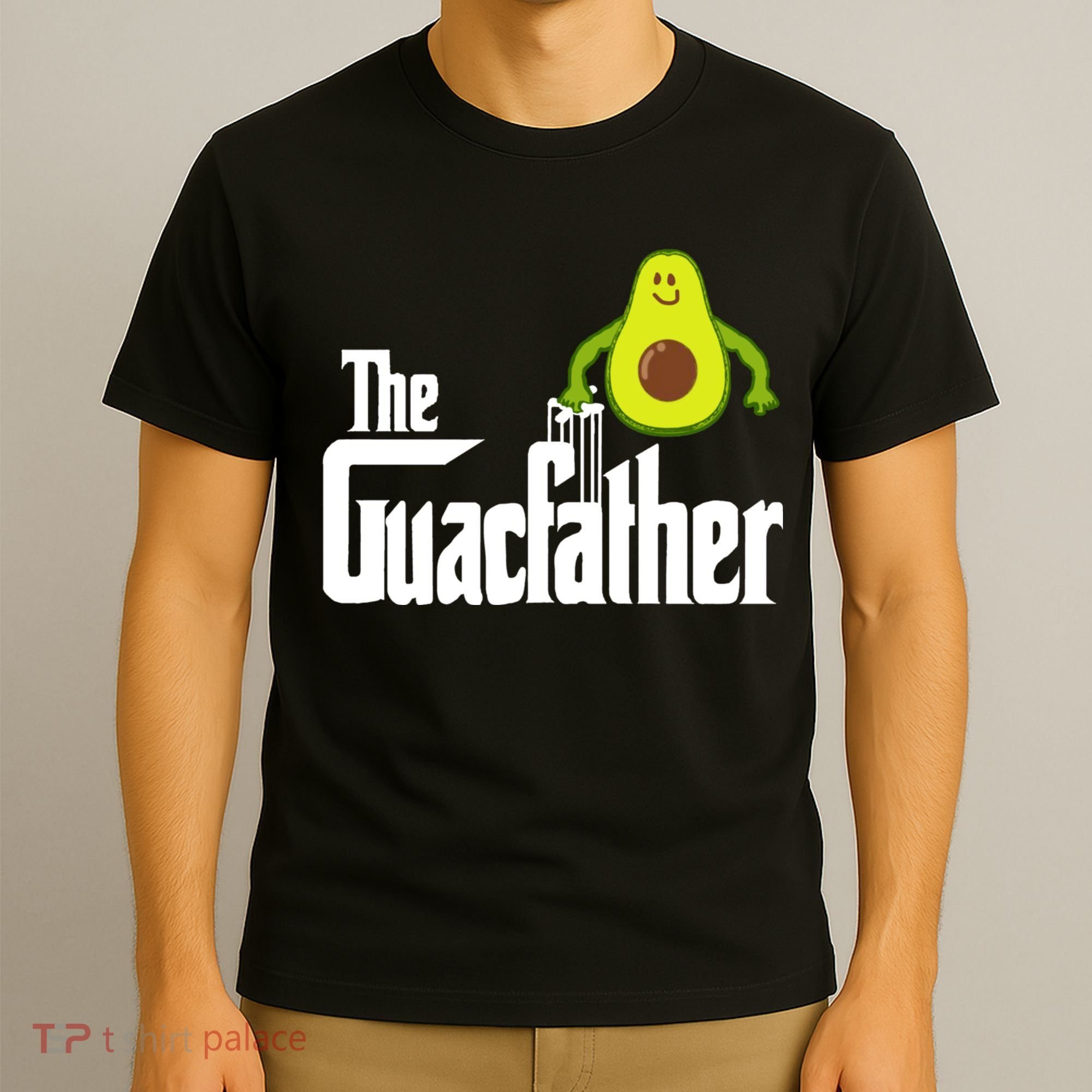 Men The Guac Father Funny Guacamole Avocado Lover T-Shirt