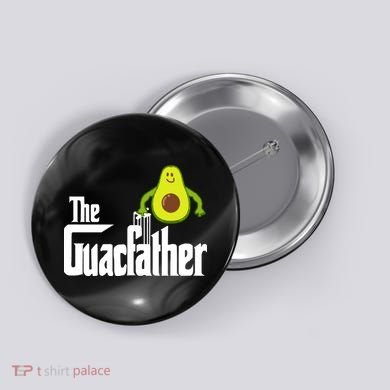 Men The Guac Father Funny Guacamole Avocado Lover Button