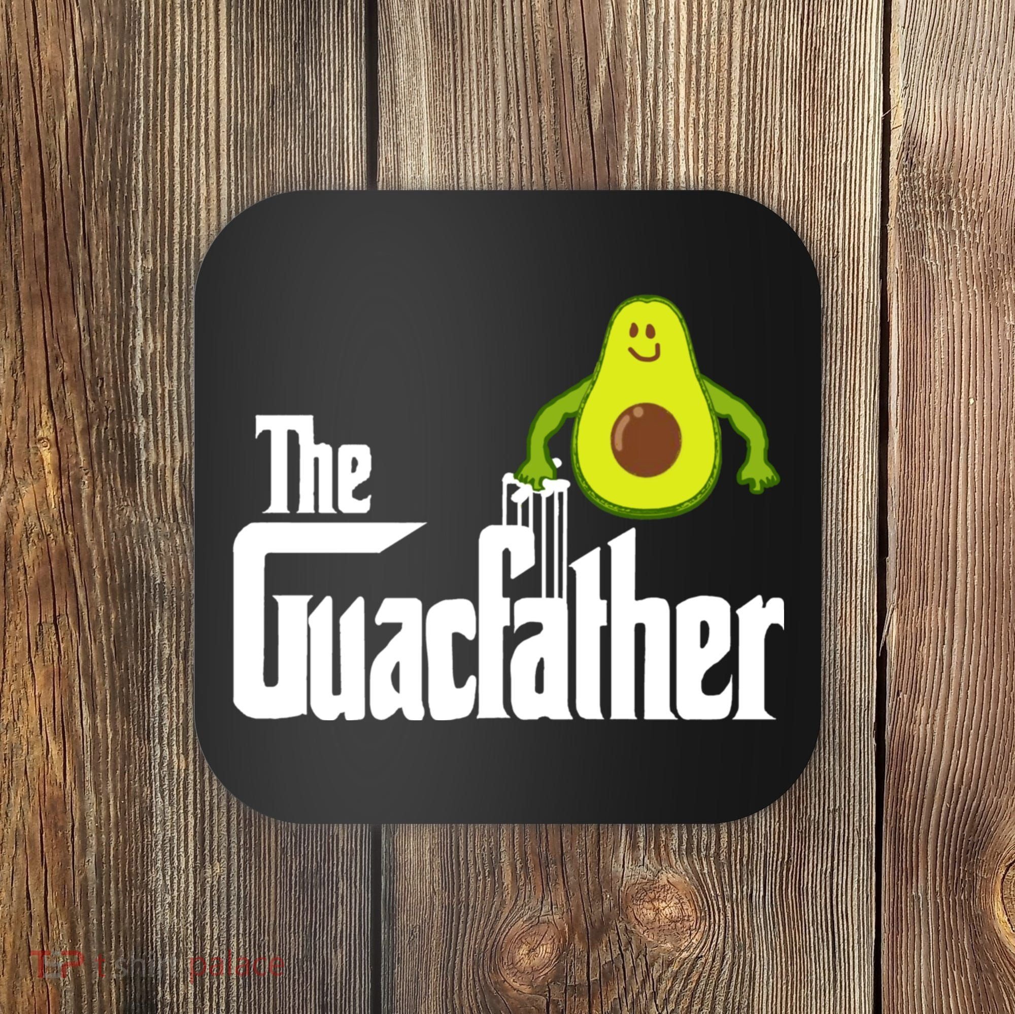 Men The Guac Father Funny Guacamole Avocado Lover Coaster