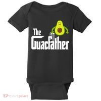 Men The Guac Father Funny Guacamole Avocado Lover Baby Bodysuit thumb 0