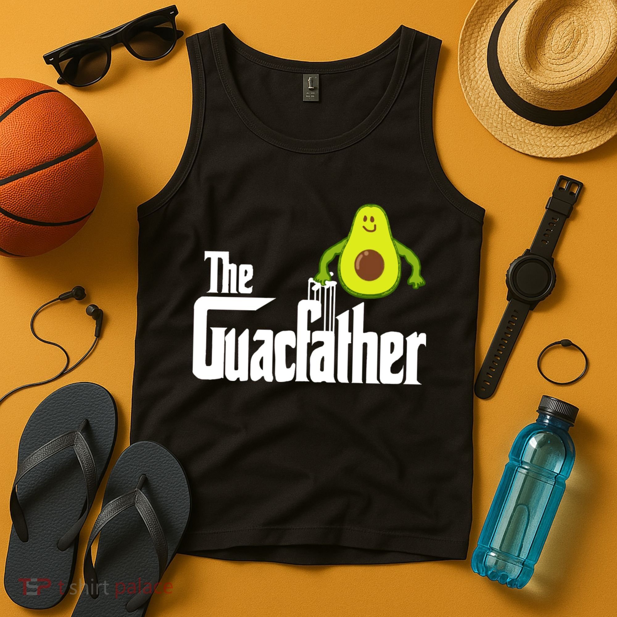 Men The Guac Father Funny Guacamole Avocado Lover Tank Top