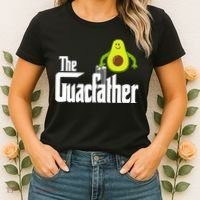 Men The Guac Father Funny Guacamole Avocado Lover Women's T-Shirt thumb 2