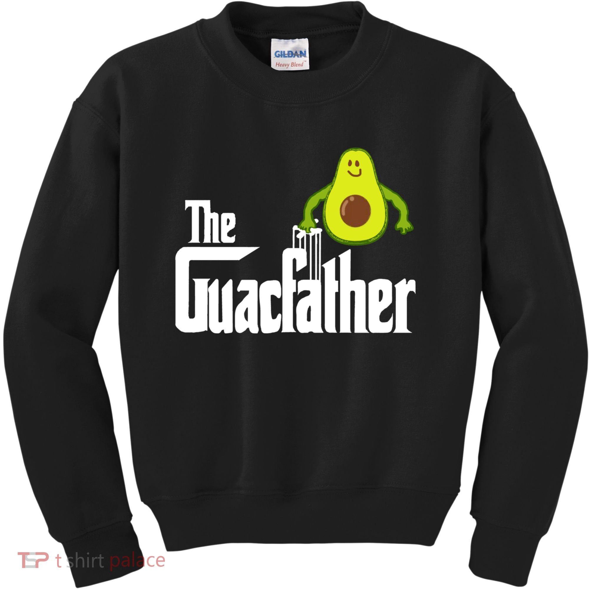 Men The Guac Father Funny Guacamole Avocado Lover Kids Sweatshirt
