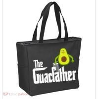 Men The Guac Father Funny Guacamole Avocado Lover Tote Bag thumb 2