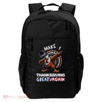 Make Thanksgiving Great Again Dabbing Turkey Trump American Gift Backpack thumb 0