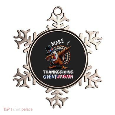 Make Thanksgiving Great Again Dabbing Turkey Trump American Gift Ornament