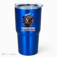 Make Thanksgiving Great Again Dabbing Turkey Trump American Gift Tumbler thumb 0